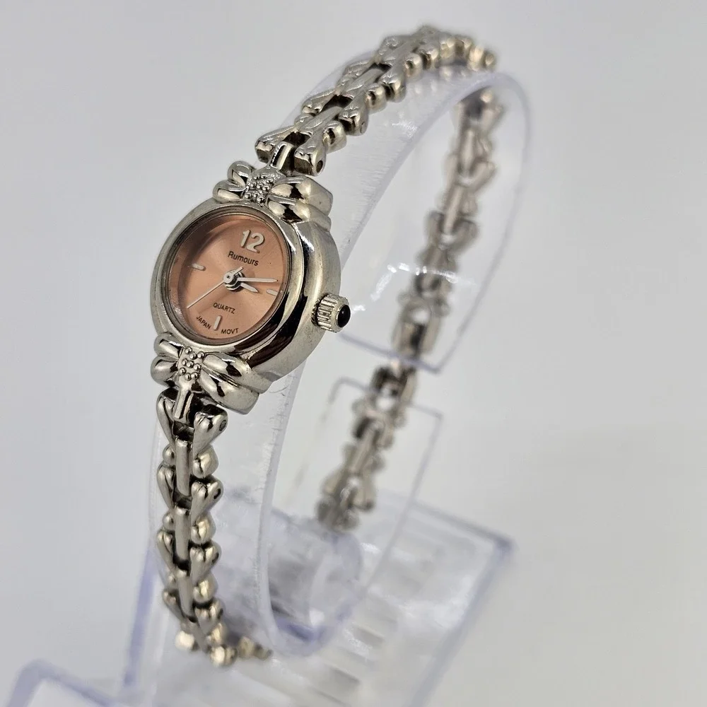Rumours Women's Watch 19MM Bronze Dial Gray Bracelet Band 6.75